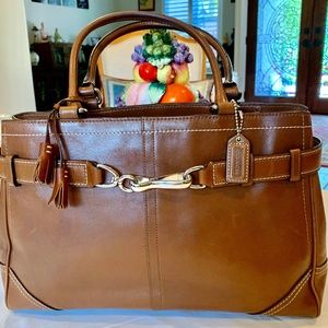Coach Satchels Leather Handbag